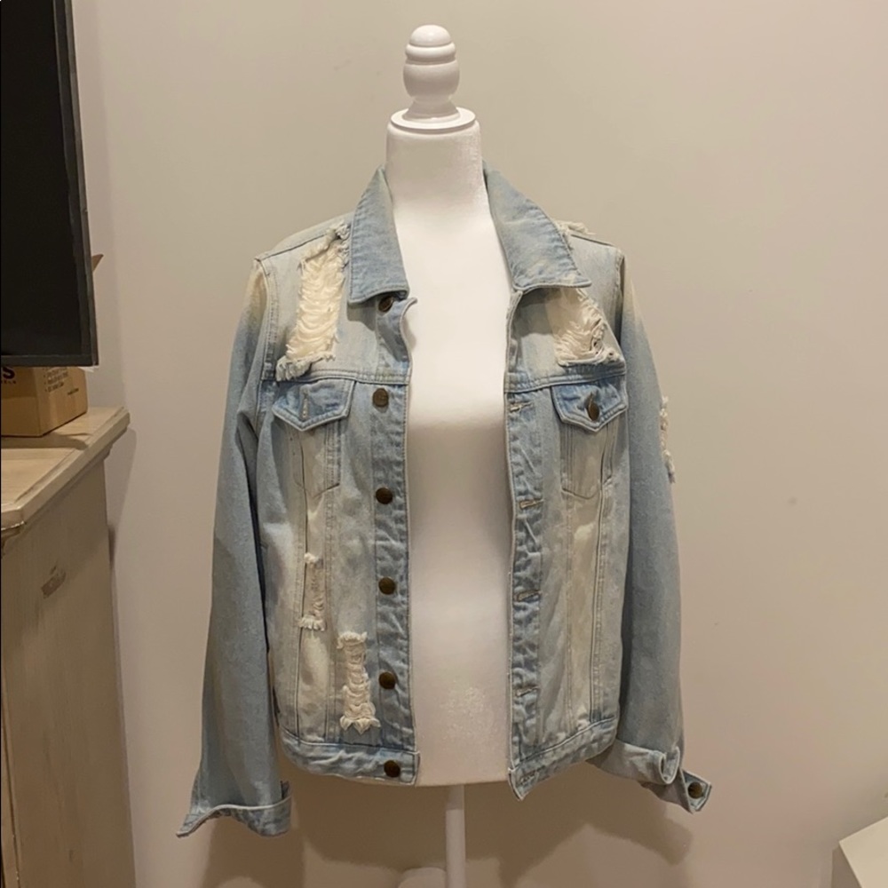 Ripped Jean Jacket